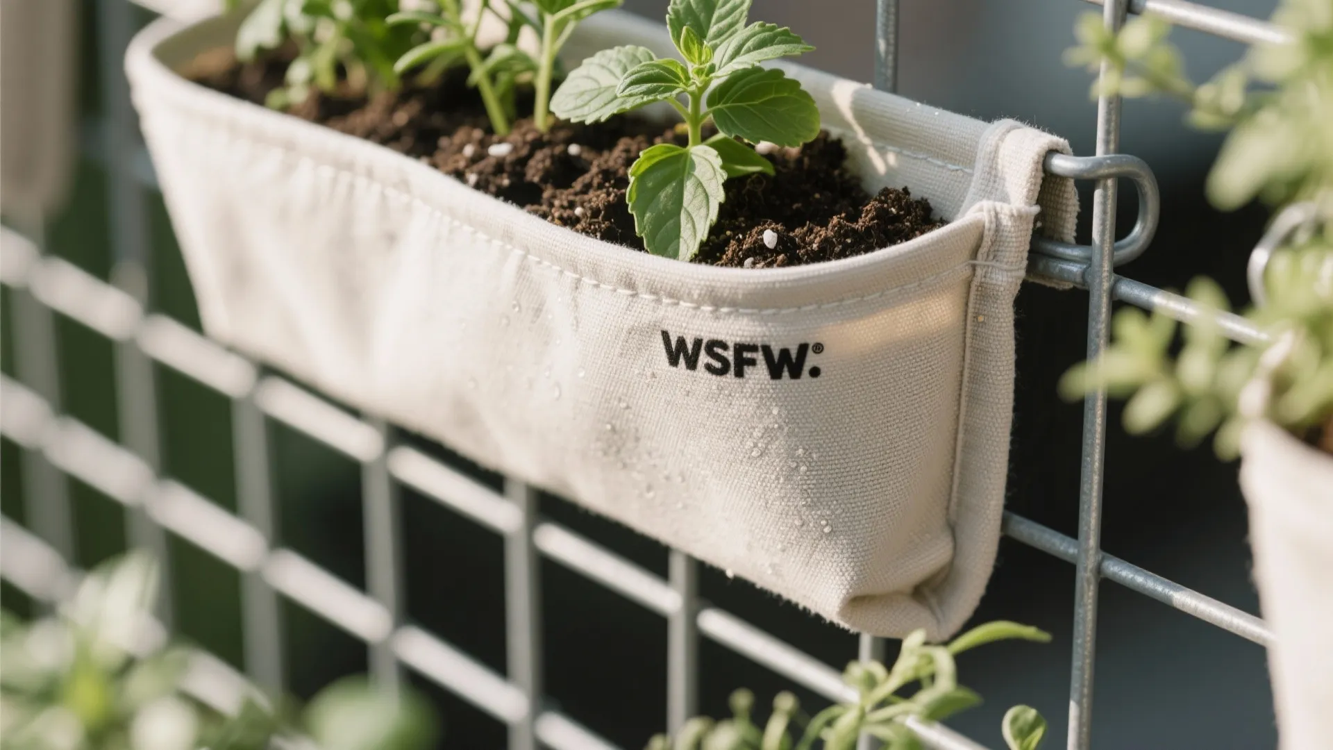 1) Vertical Green Wall + Modular Rail Planters