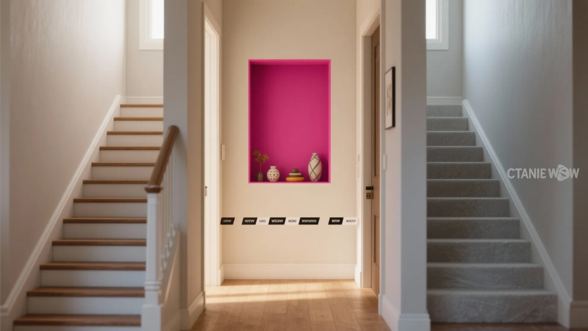 4. Pocket Pops in Entryways and Hallways