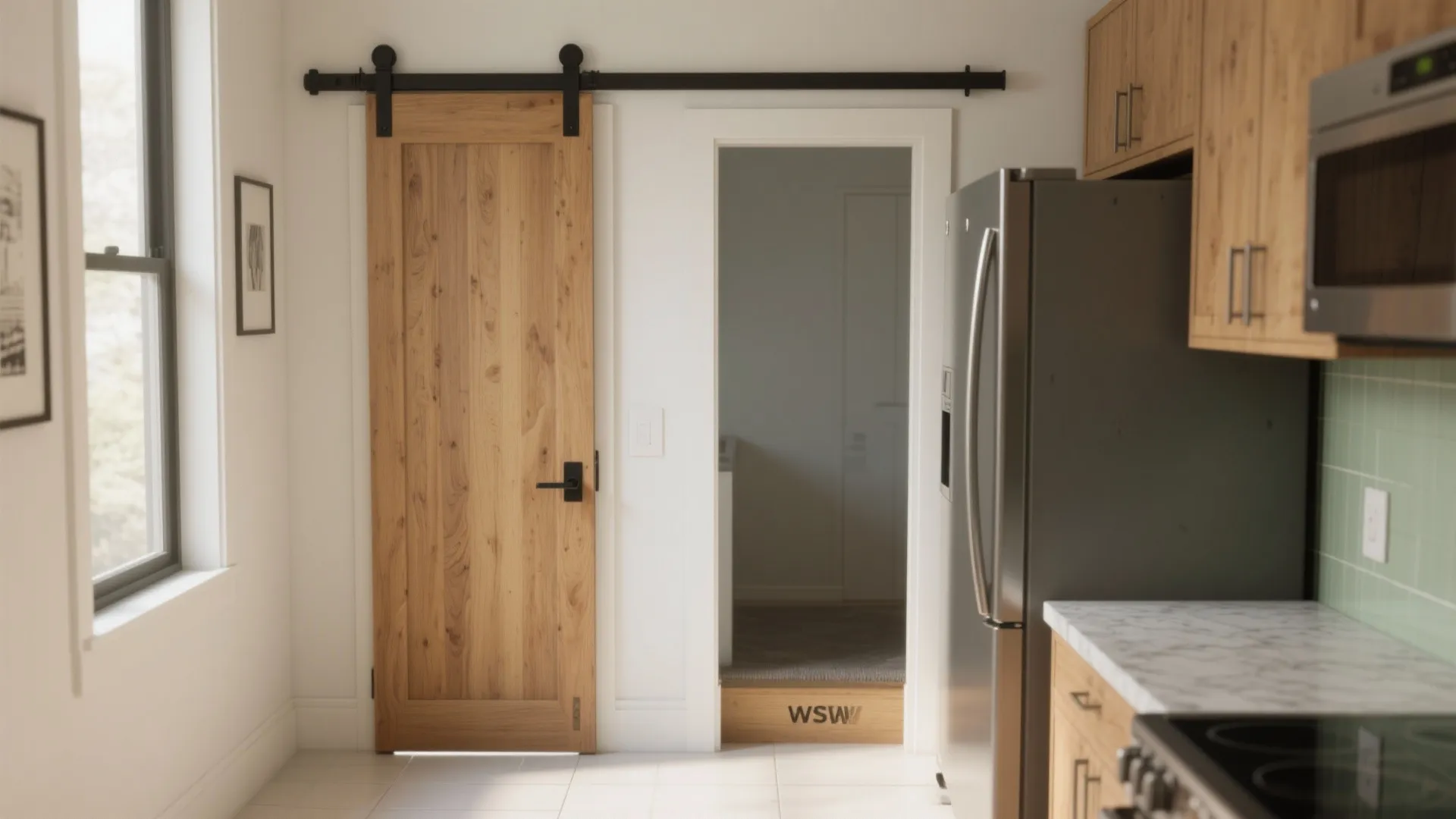 1) Pocket Doors with Soft-Close and Seals