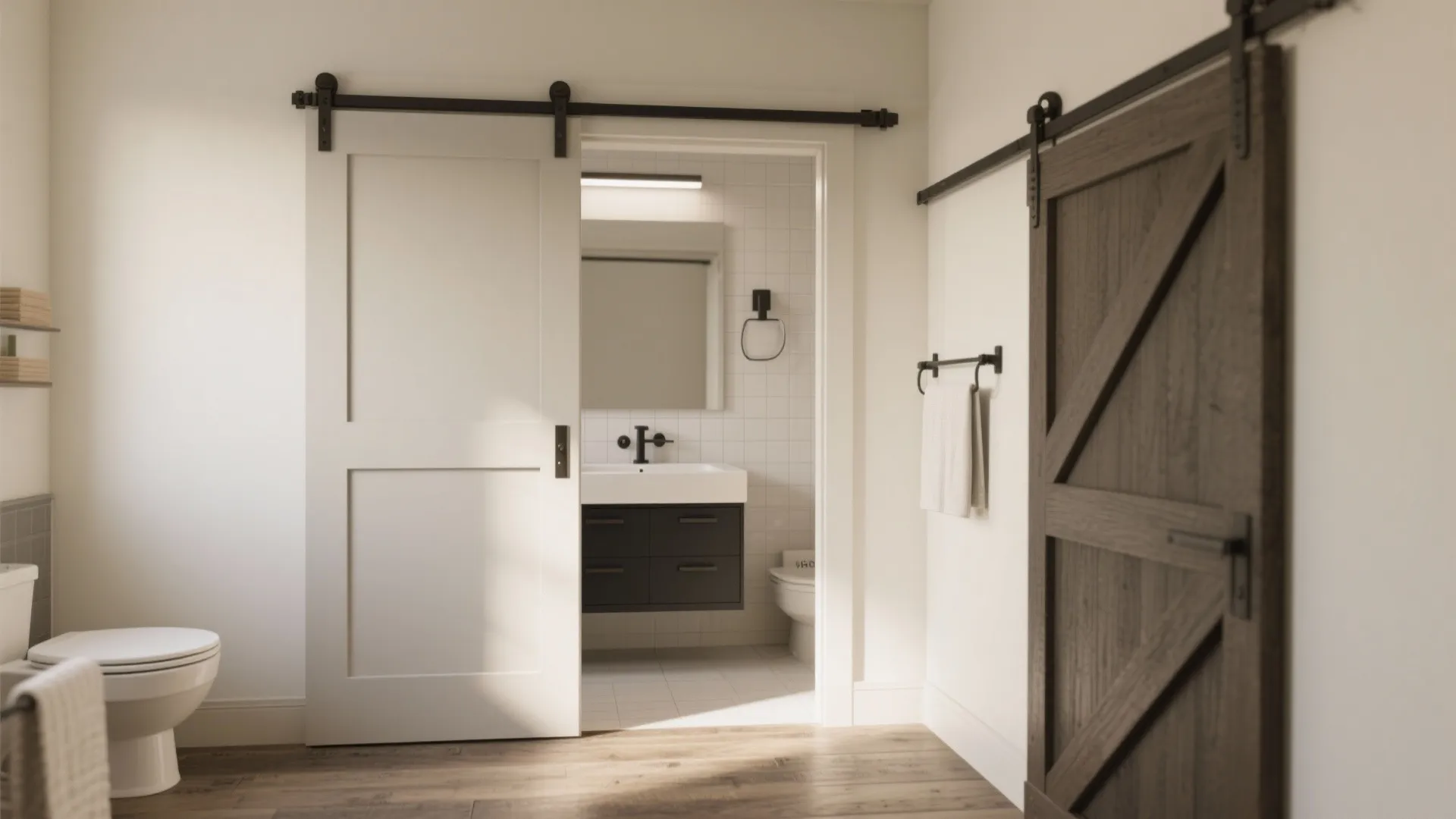 Pocket and Barn-Style Sliders to Reclaim Swing Space