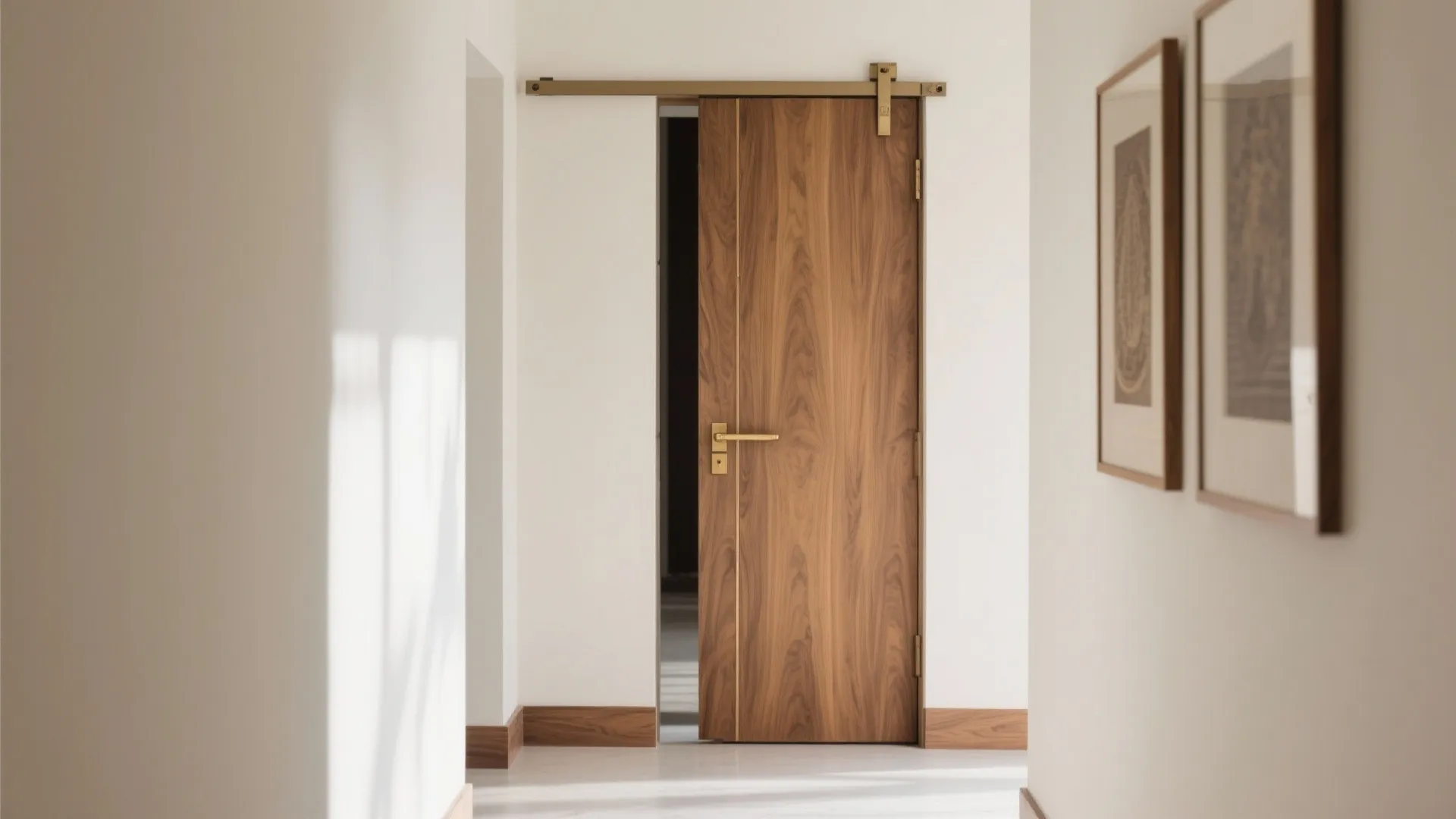 Pocket Sliding Door in Tight Corridors