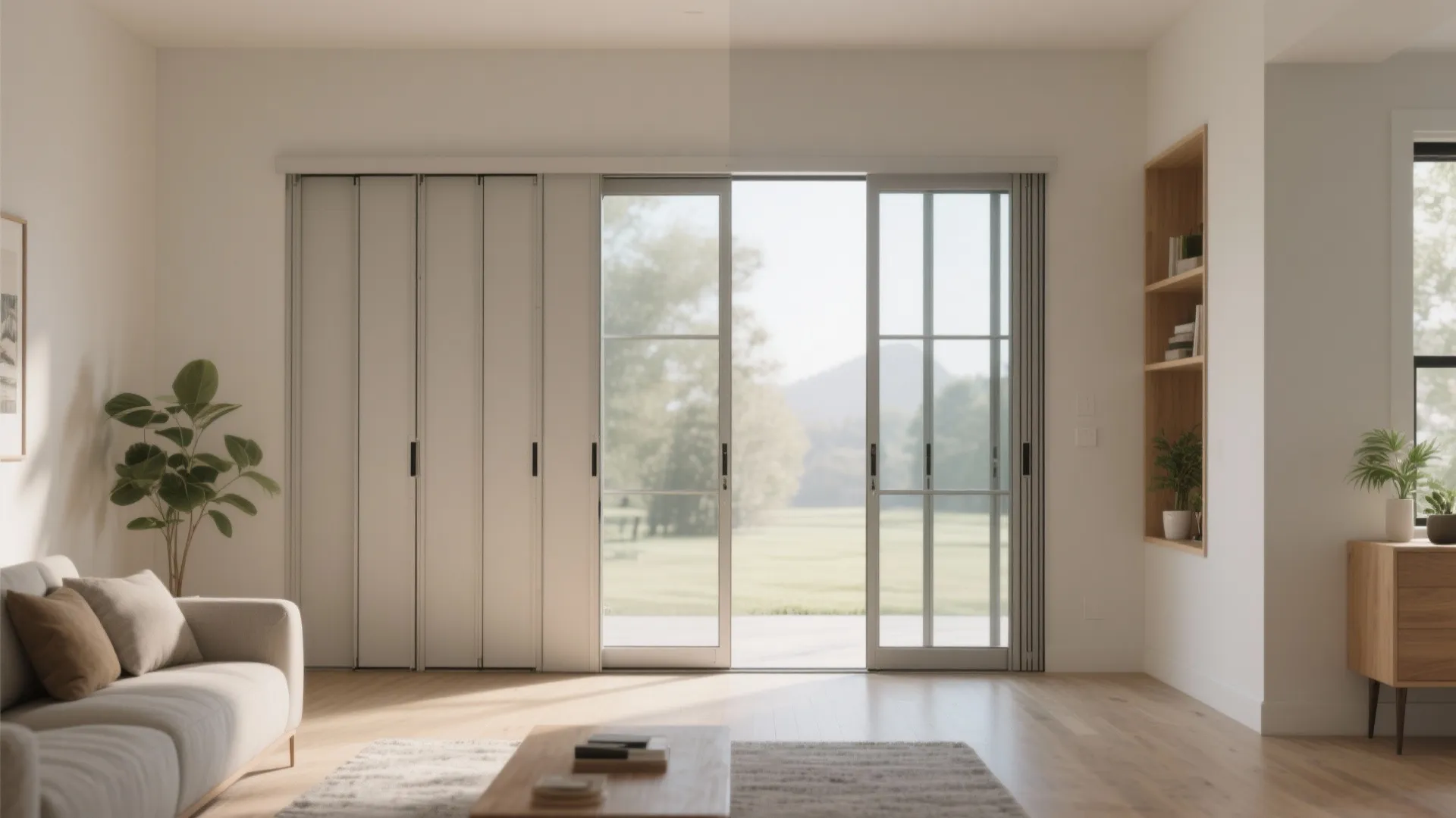 Pocketed multi‑track sliders