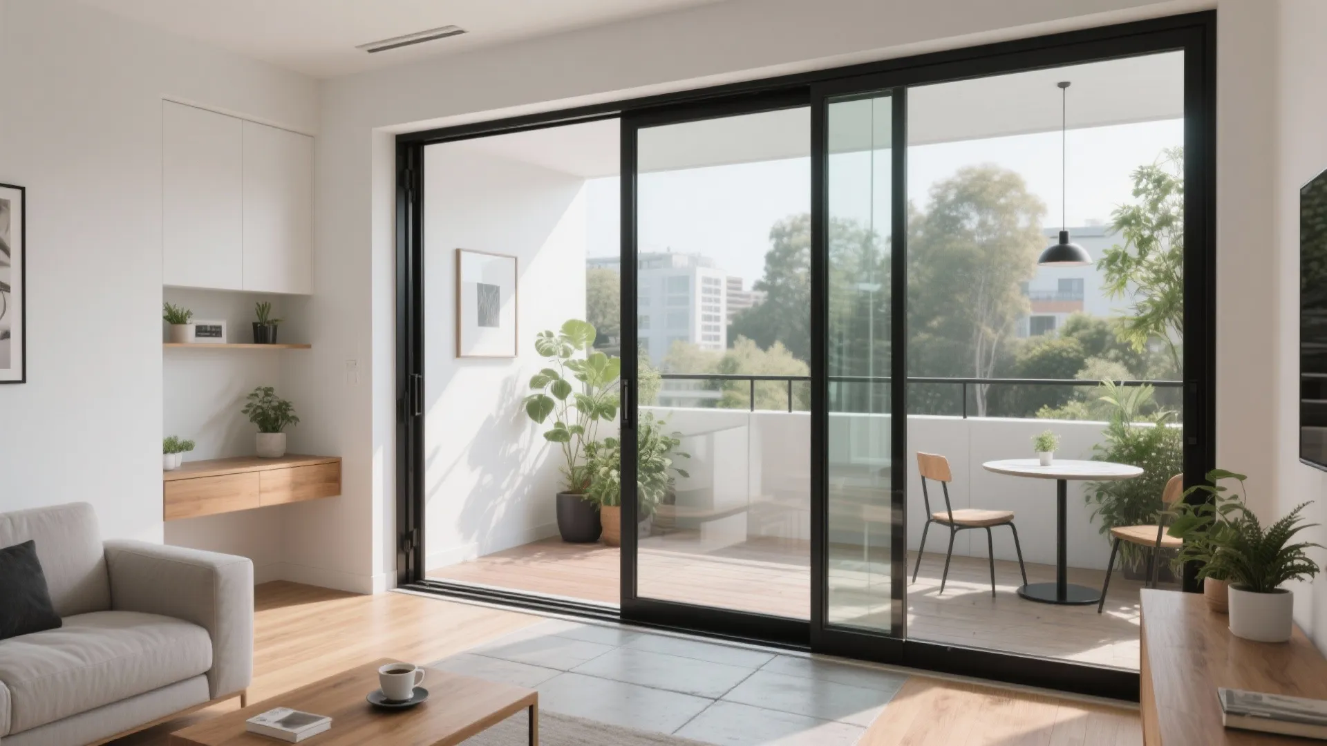 Space-saving sliders and pocket systems