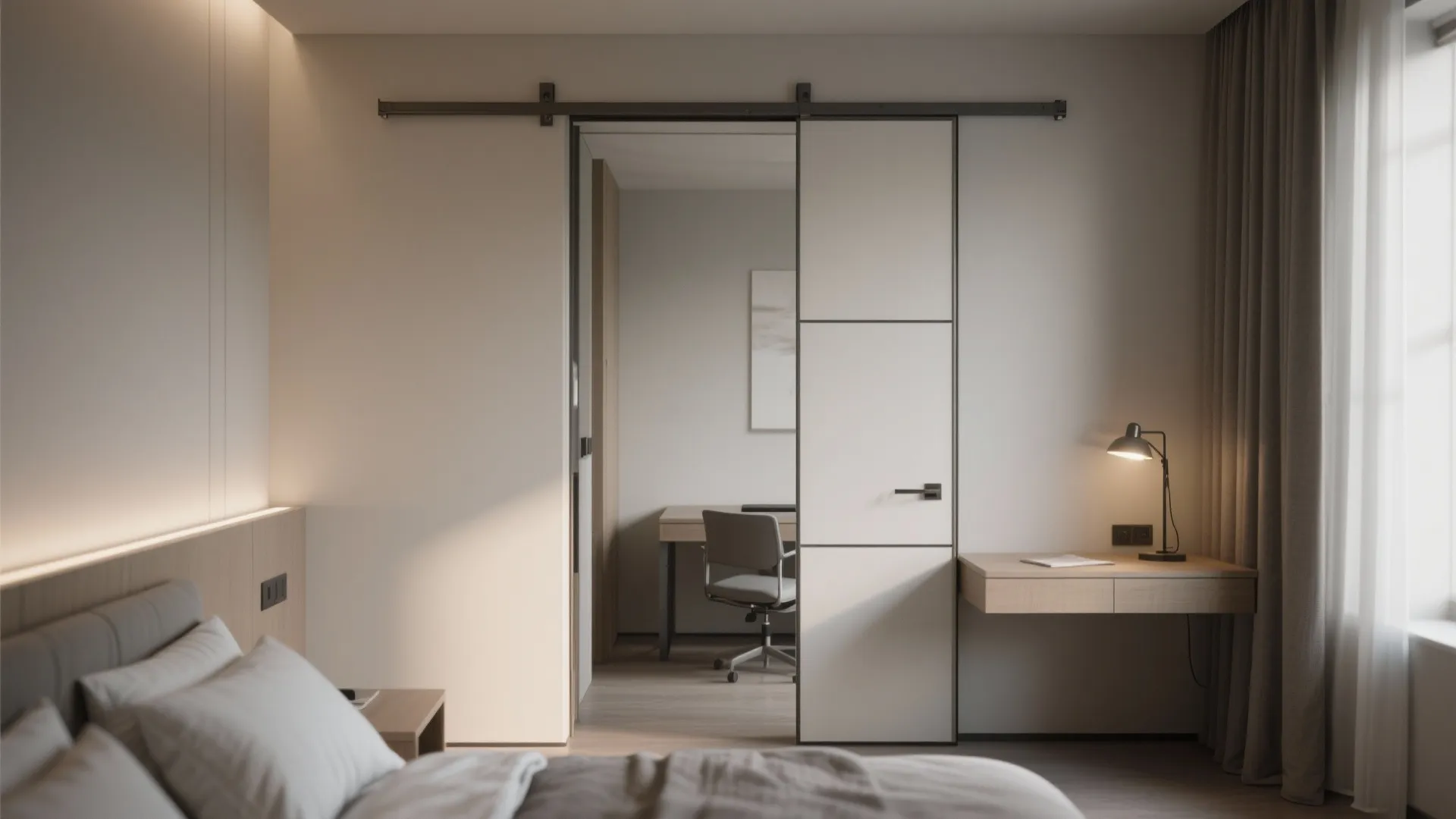 3. Pocket Doors and Sliding Panels: Flexible separation