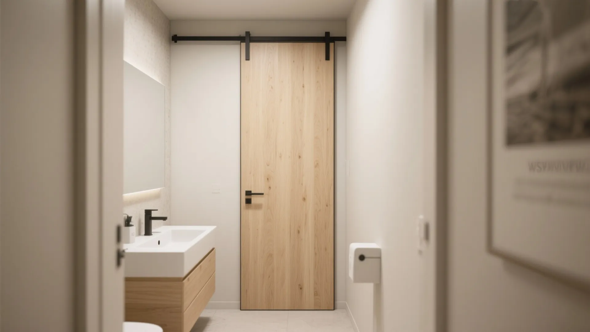 3. Pocket or sliding door