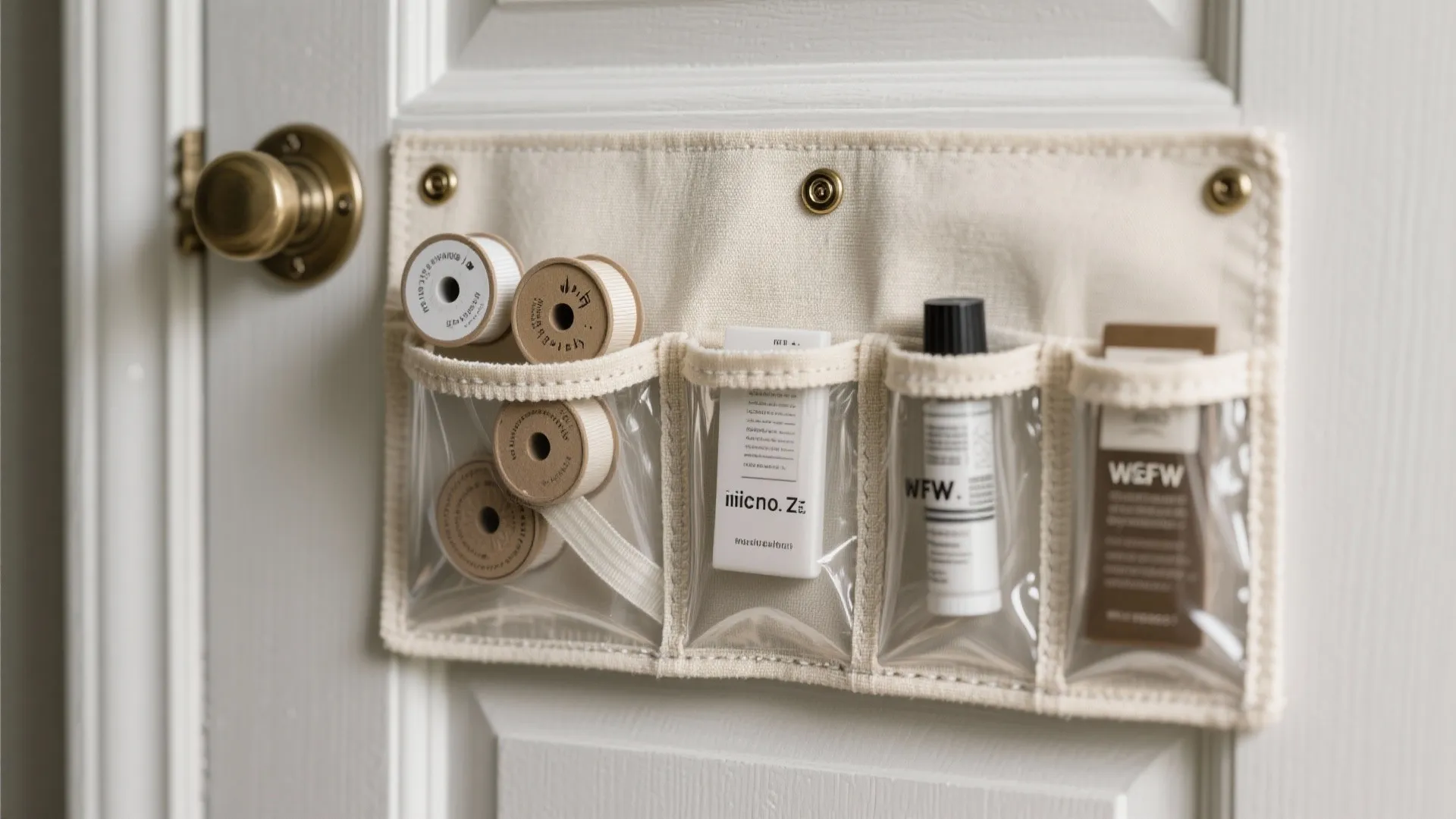 Closet-to-craft-conversion with pocket storage