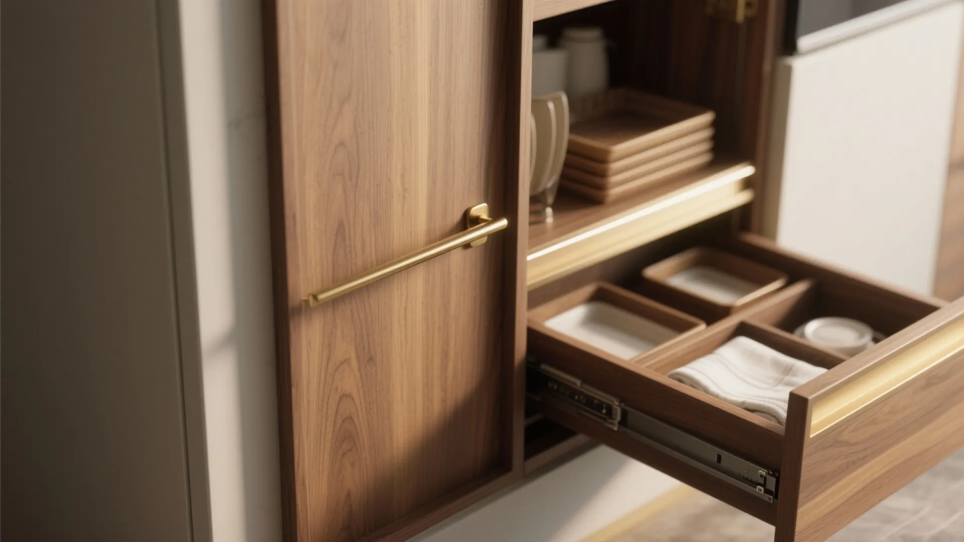 Bespoke Storage: Pocket Doors, Toe-Kick Drawers, and Tall Pantries