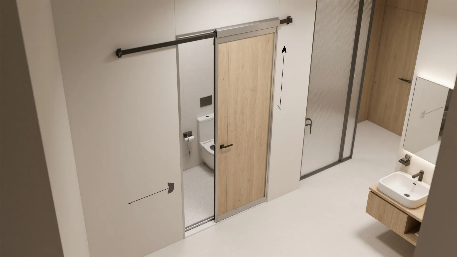 Top-Hung Sliding Pocket Door