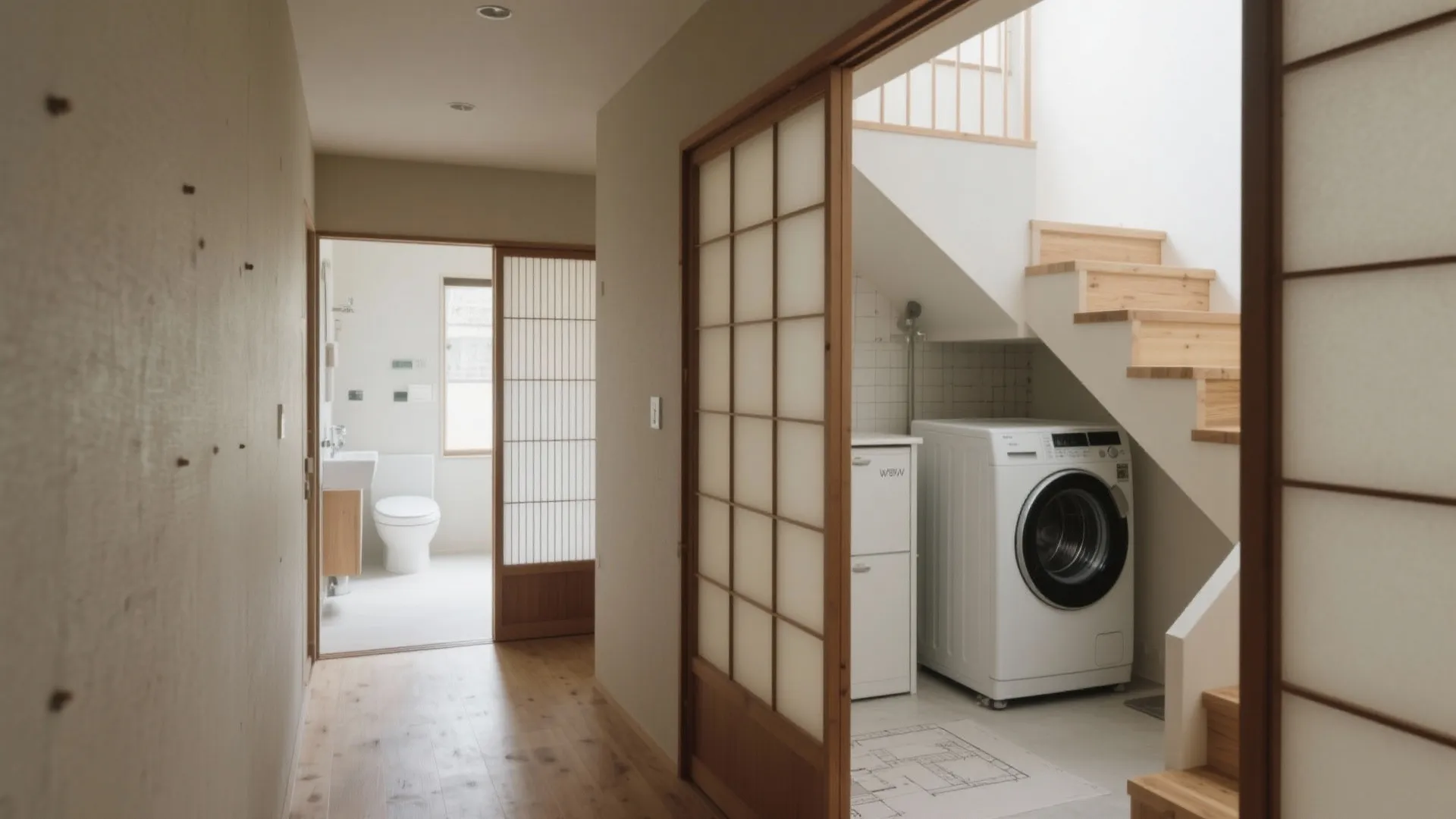 Tips 2: 壁と階段に響かせない“点接触”と動線計画（動線規律で音を散らす）