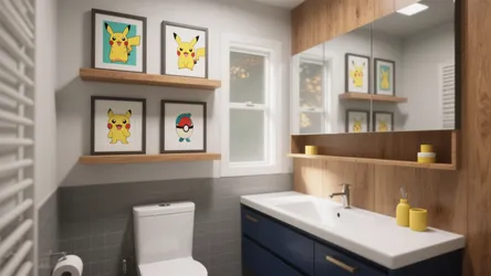 10 Pokemon Bathroom Decor Ideas for Small Spaces