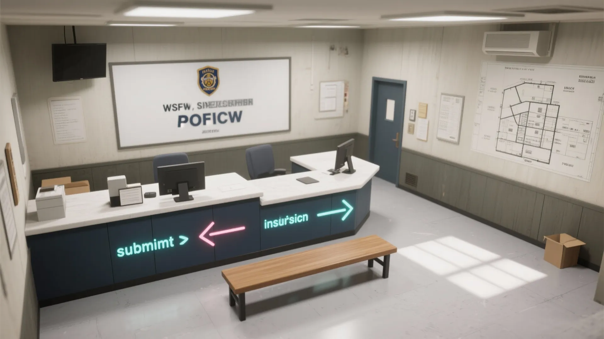 申請フローを短縮する動線計画（日本室内設計の感覚を屋外にも）