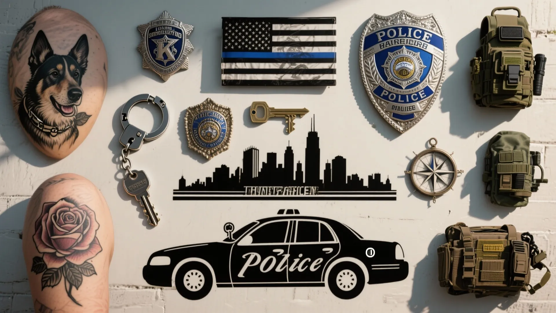 10 Police Officer Tattoo Ideas with Meaning: From badges to symbolic ink—creative police officer tattoo inspiration