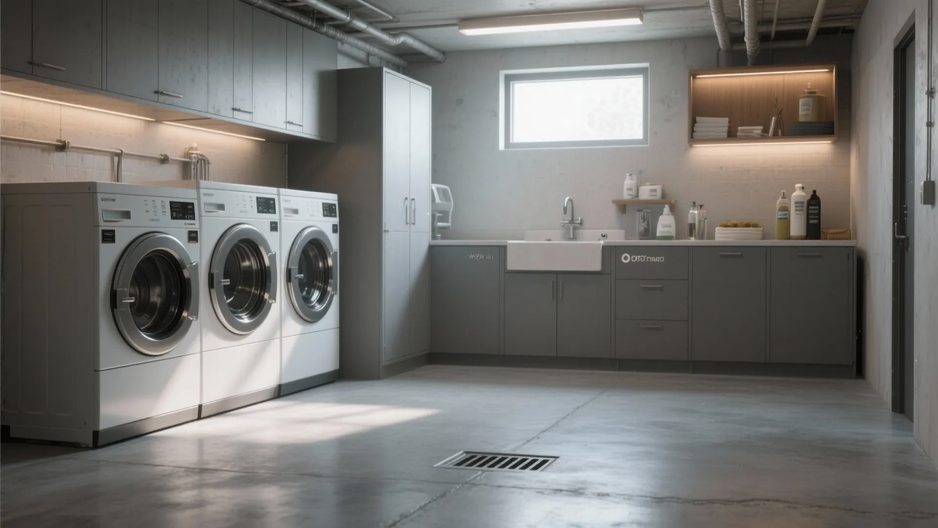 3. Polished Concrete or Microcement