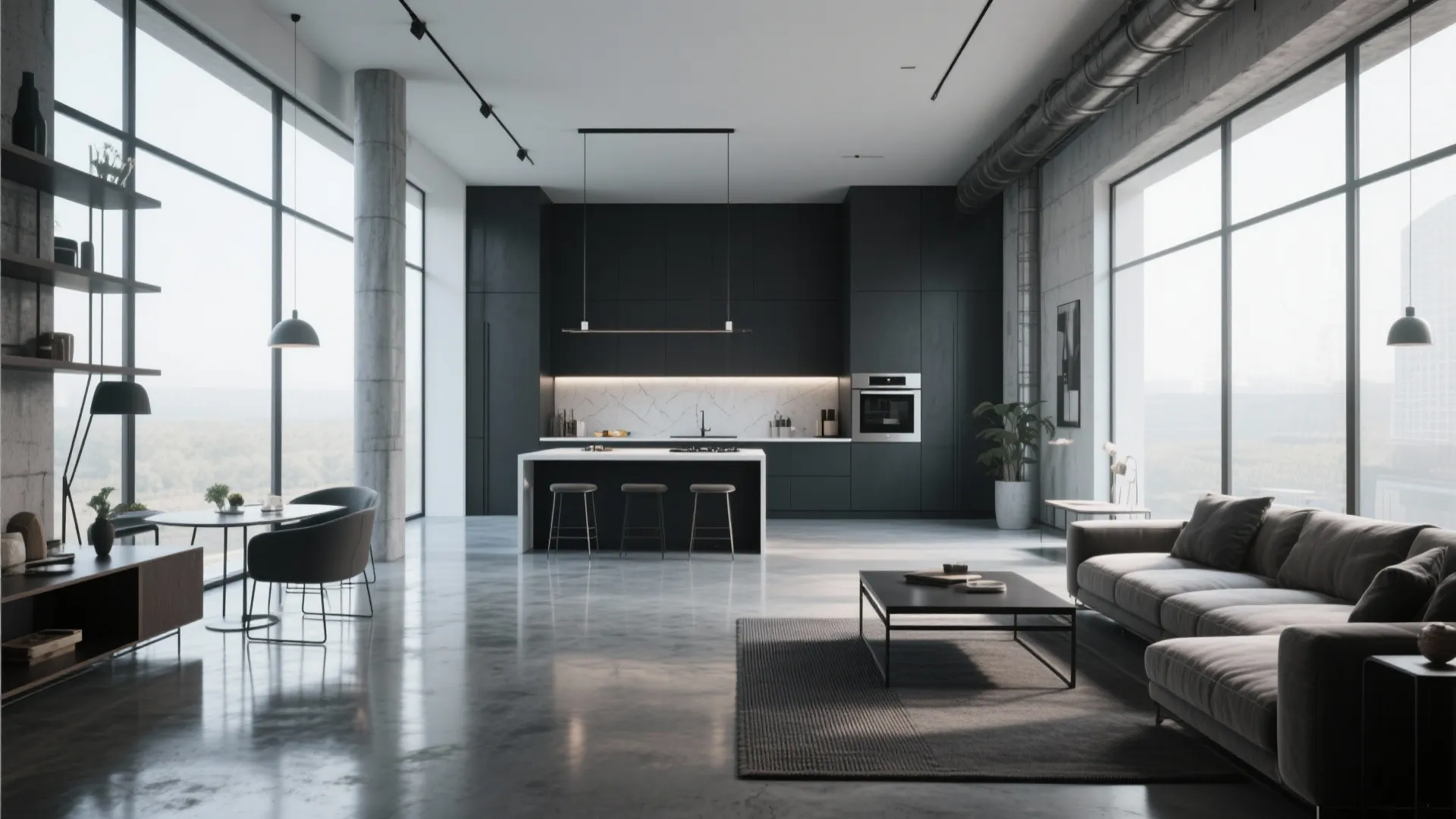 3. Polished Concrete