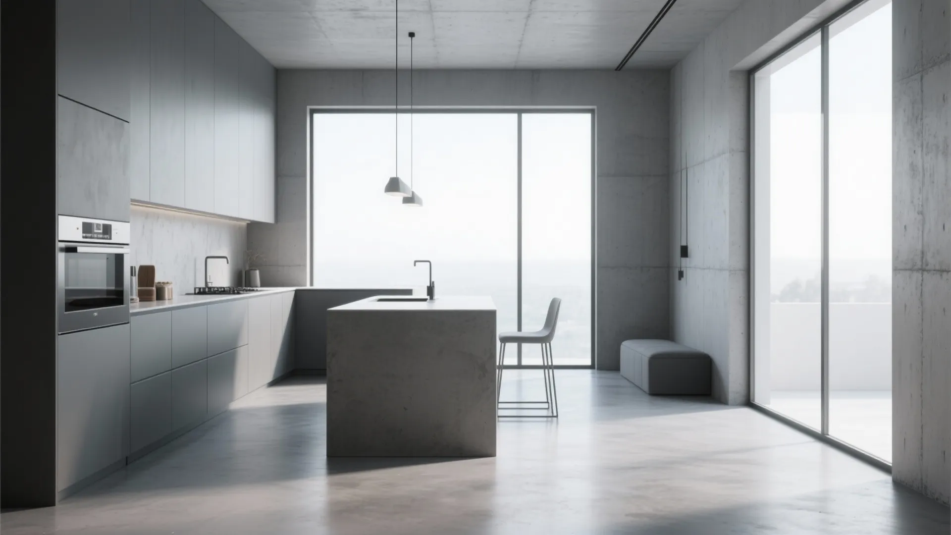 Tip 3: Polished Concrete for Modern Minimalism