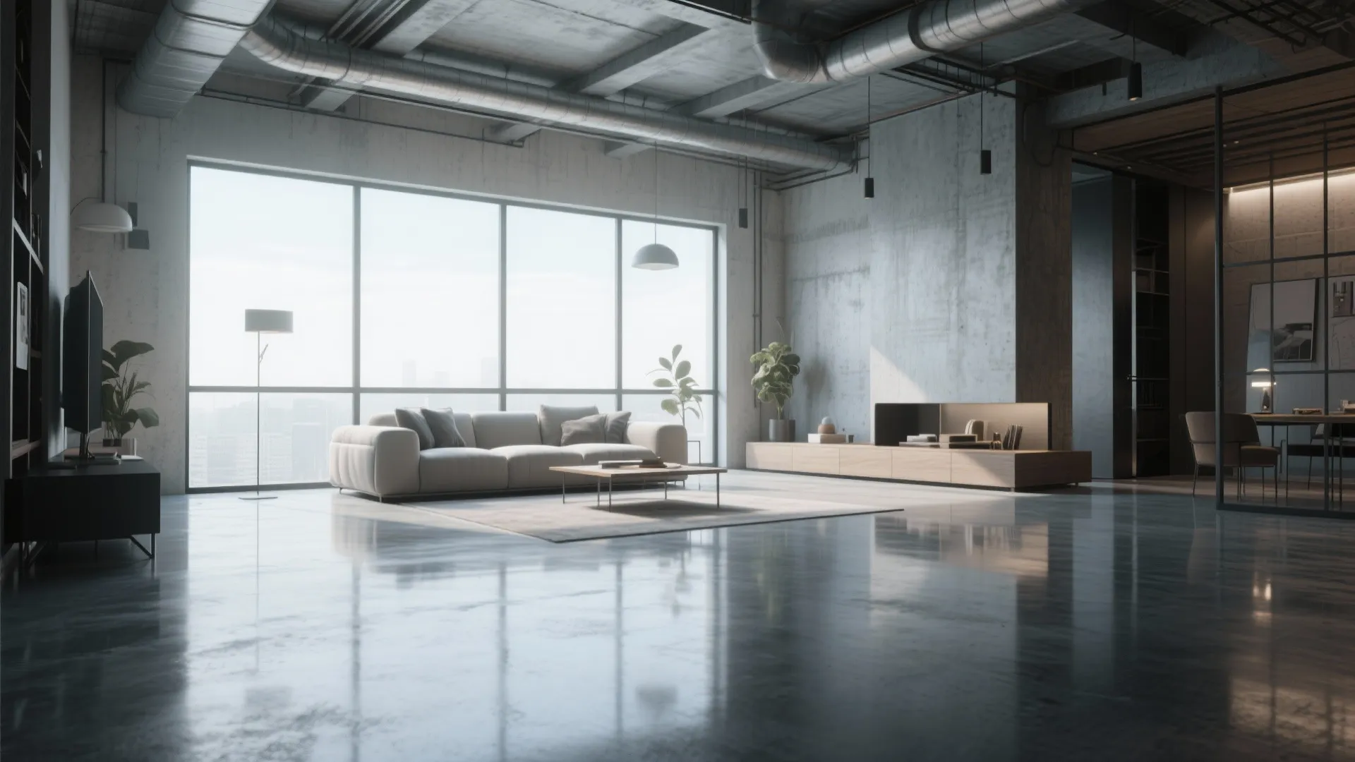 4. Polished Concrete