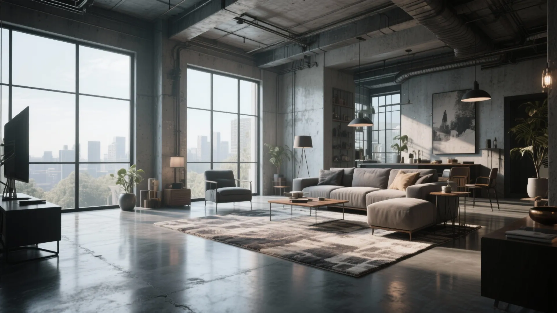 Polished Concrete Elegance