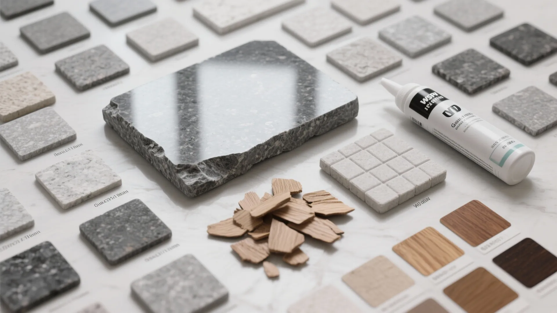 5. Mix polished and honed finishes for contrast