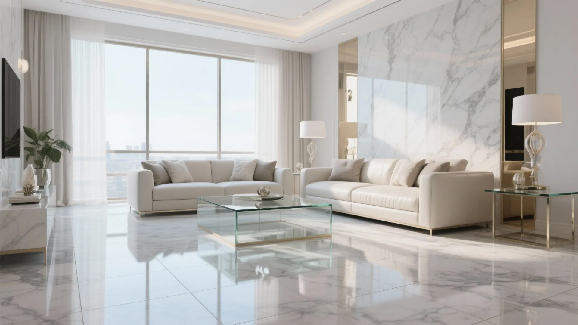 Polished Marble Effect