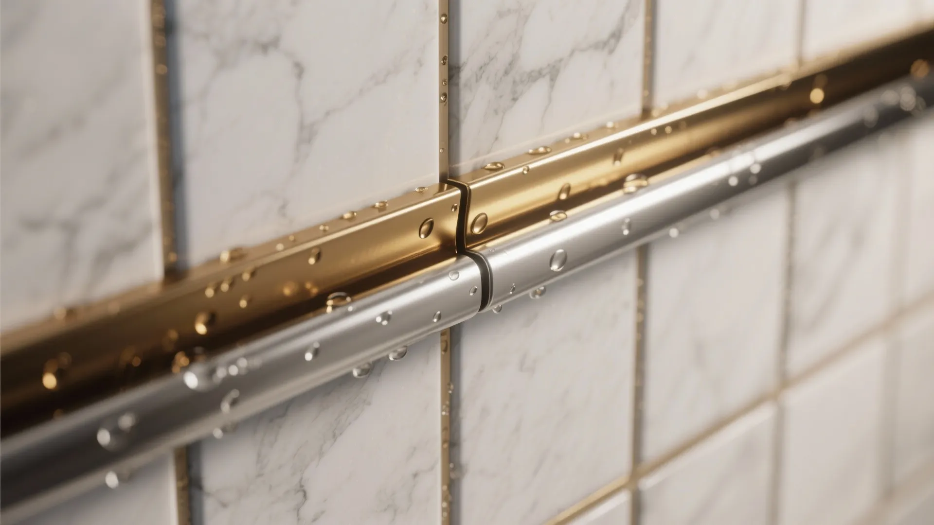 1. Polished Metal Edge (Brass or Stainless)