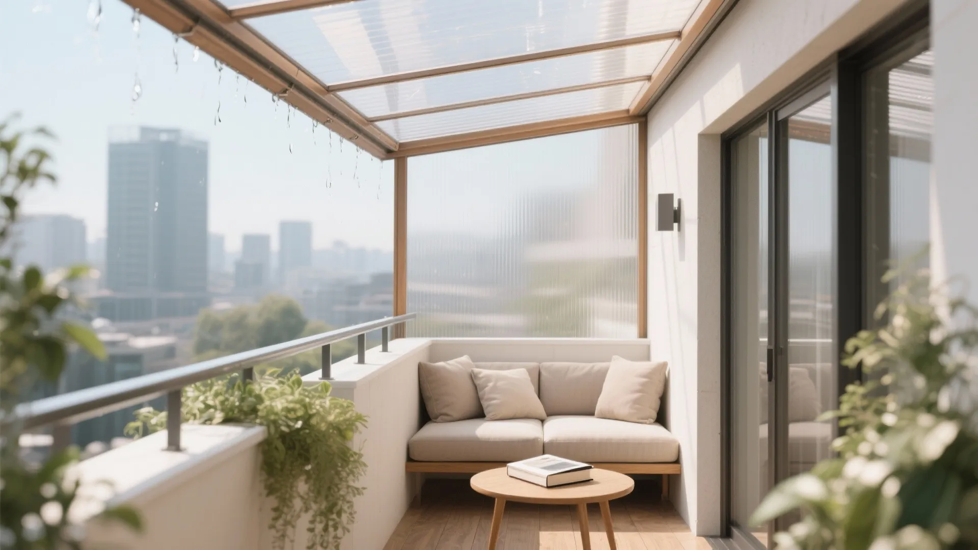 Light-filtering polycarbonate canopy