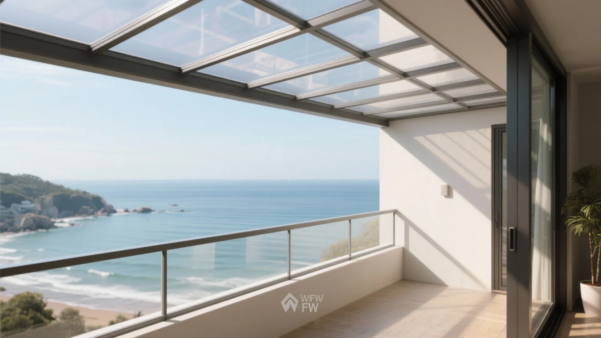 Polycarbonate roof panels