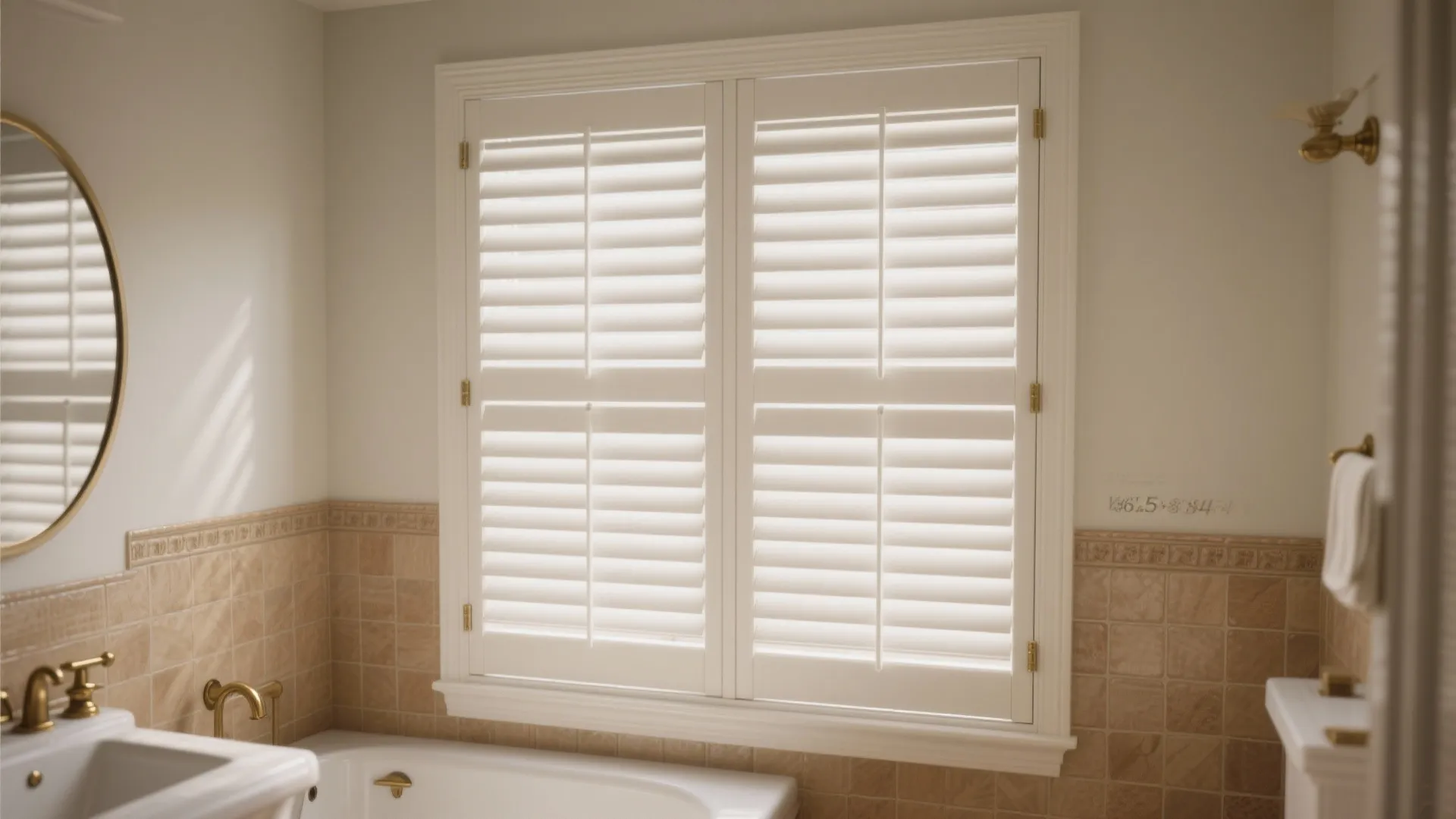 3. Polyvinyl plantation shutters for a classic, durable look