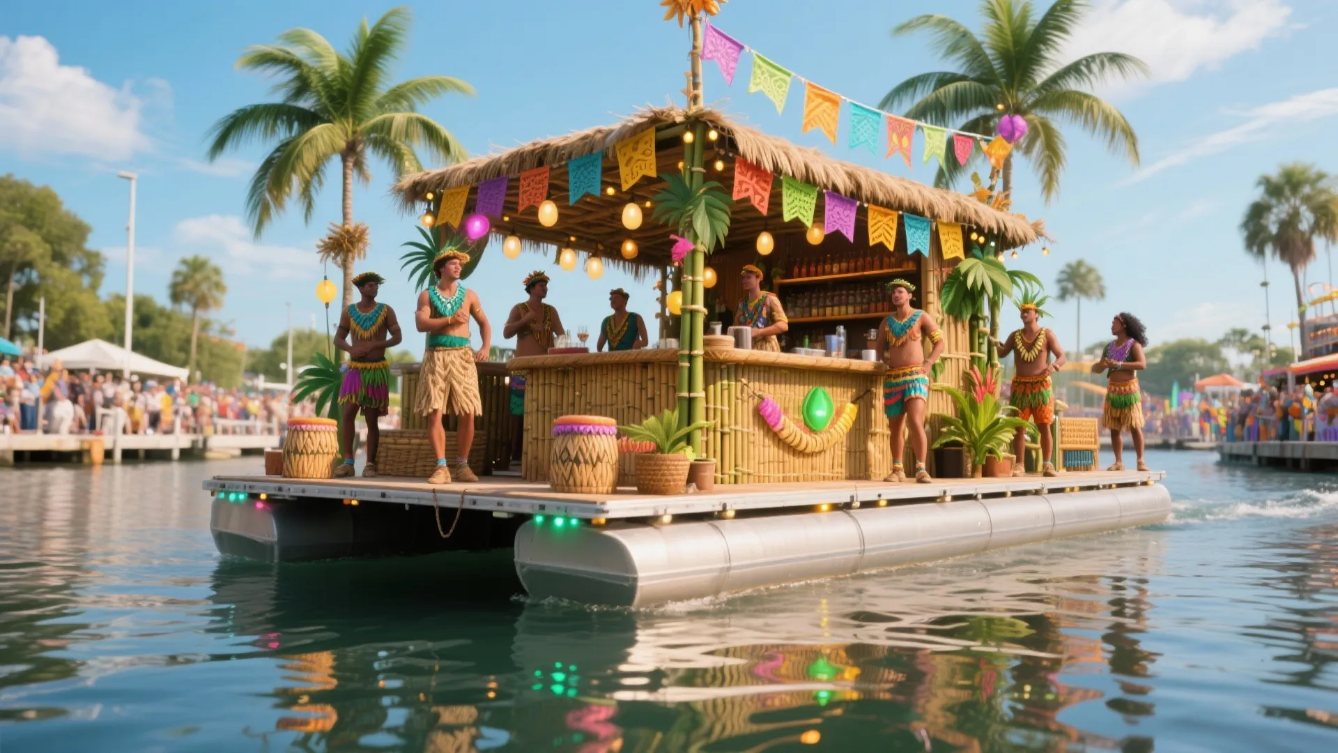 Pontoon Boat Parade Decorating Ideas From My Most Memorable Float: 1 Minute to Steal My Crowd-Pleasing Parade Tips (Zero Waste, Max Fun)