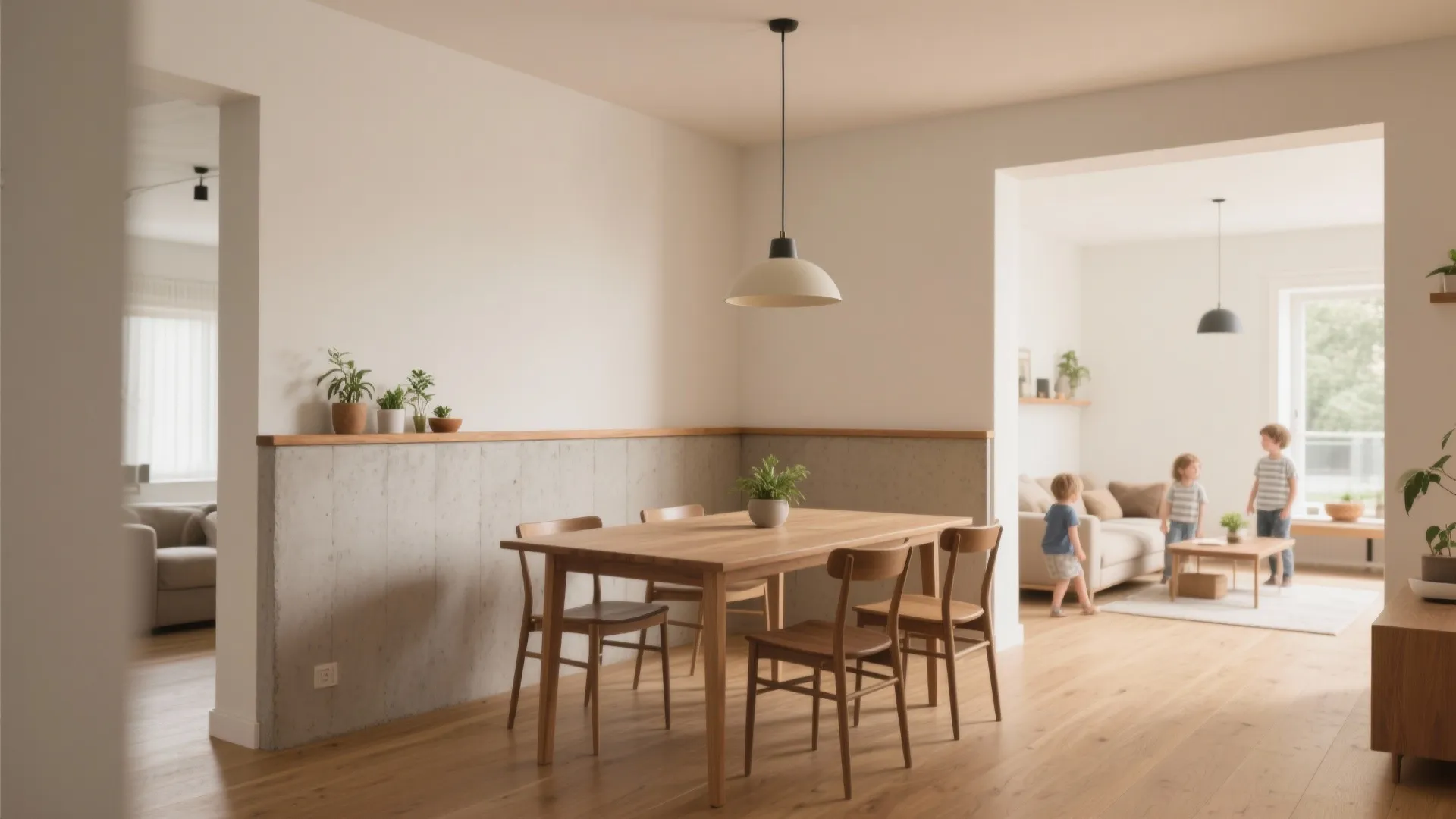 Half-height walls and pony partitions