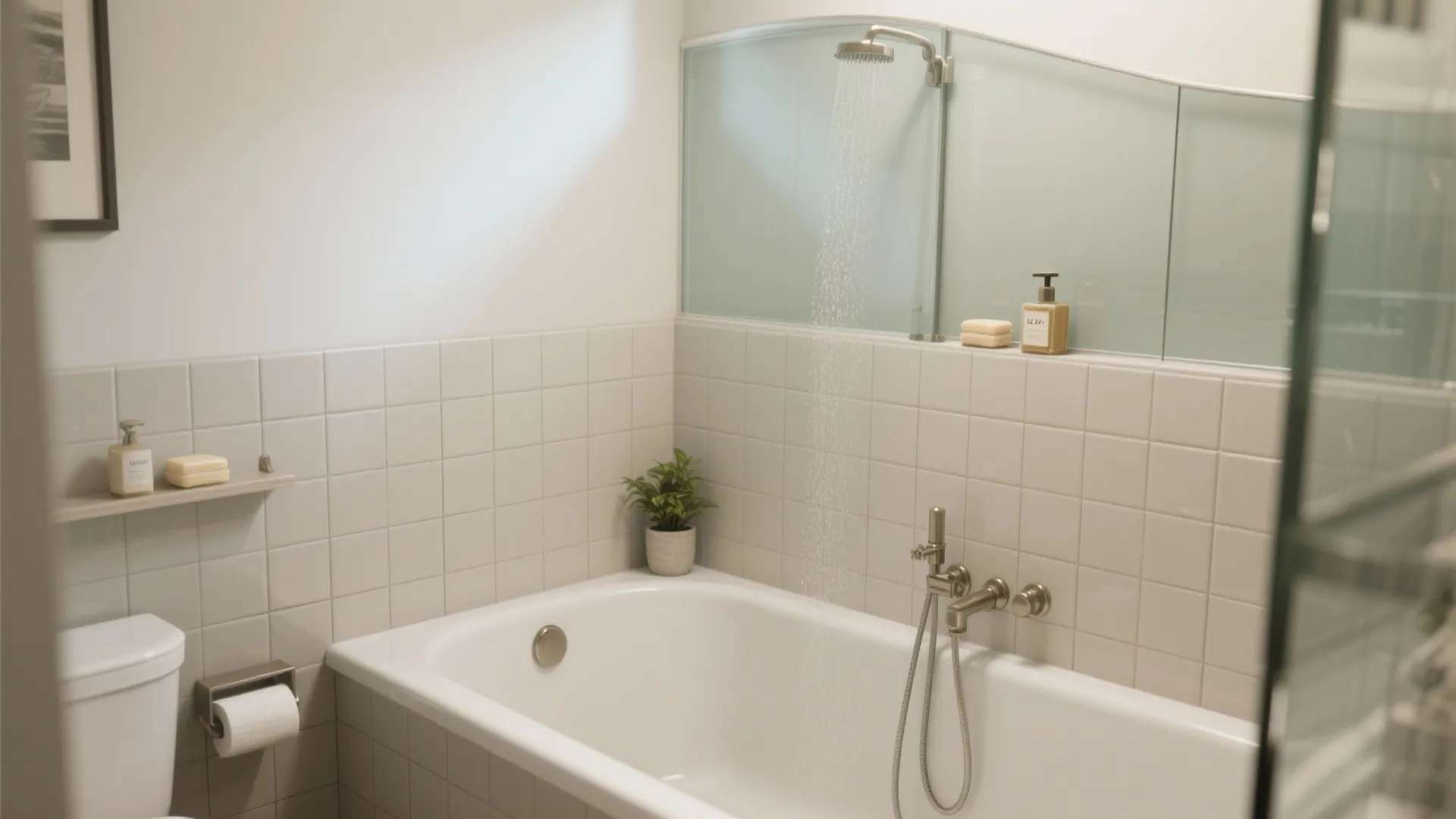 Half-Height Wall (Pony Wall) With Glass Above