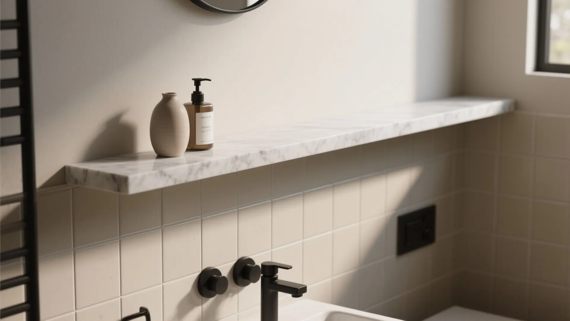 Built-In Practicality: Ledge or Pony-Wall Cap