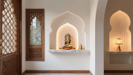 5 Pooja Room Arch Designs for Small Spaces