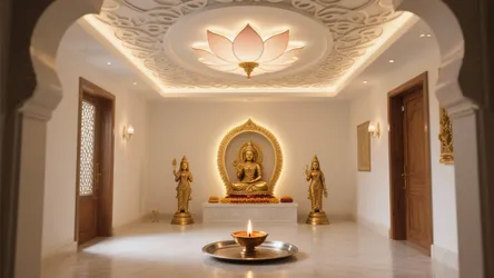 5 Pooja Room Ceiling Design Images You’ll Love