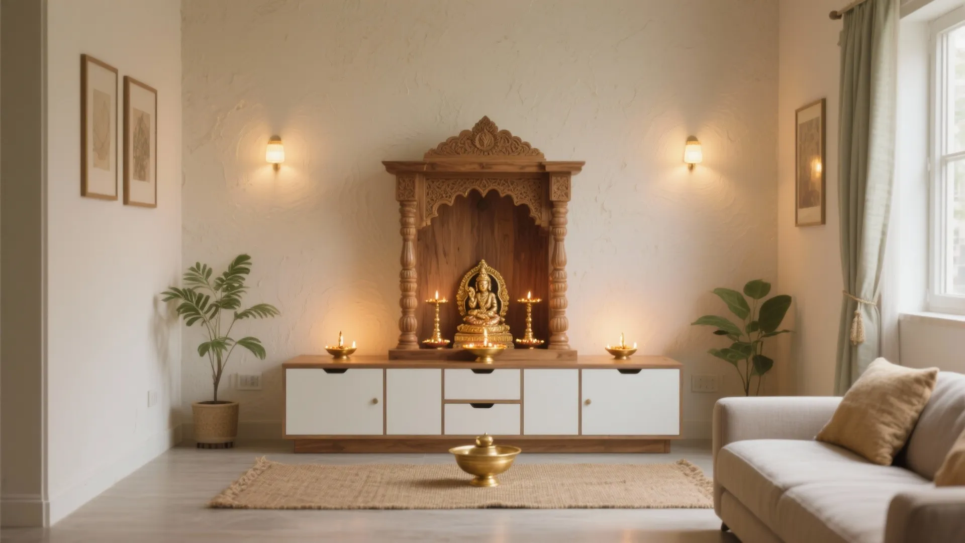 Pooja Room Colour Design: 5 Inspiring Ideas: Small spaces, big serenity—my 5 tried-and-true pooja room colour design inspirations with real pros, cons, tips, and SEO-friendly guidance