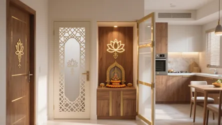 5 Pooja Door CNC Design Ideas That Elevate Small Spaces