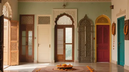 10 Inspiring Pooja Door Design Ideas