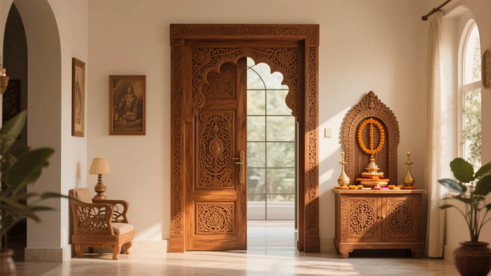 5 Latest Pooja Room Door Designs: Creative and Space-Savvy Inspiration for Your Prayer Space