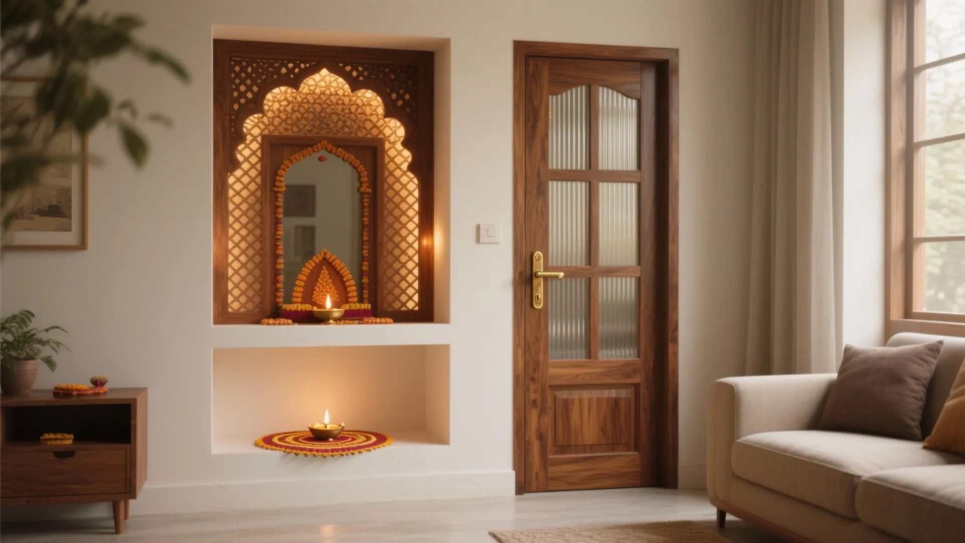 Pooja Room Door Designs: 5 Pinterest Ideas: Five Pinterest-worthy pooja room door designs I’ve used in real homes—smart for small spaces, soulful in style, and totally doable on a budget.