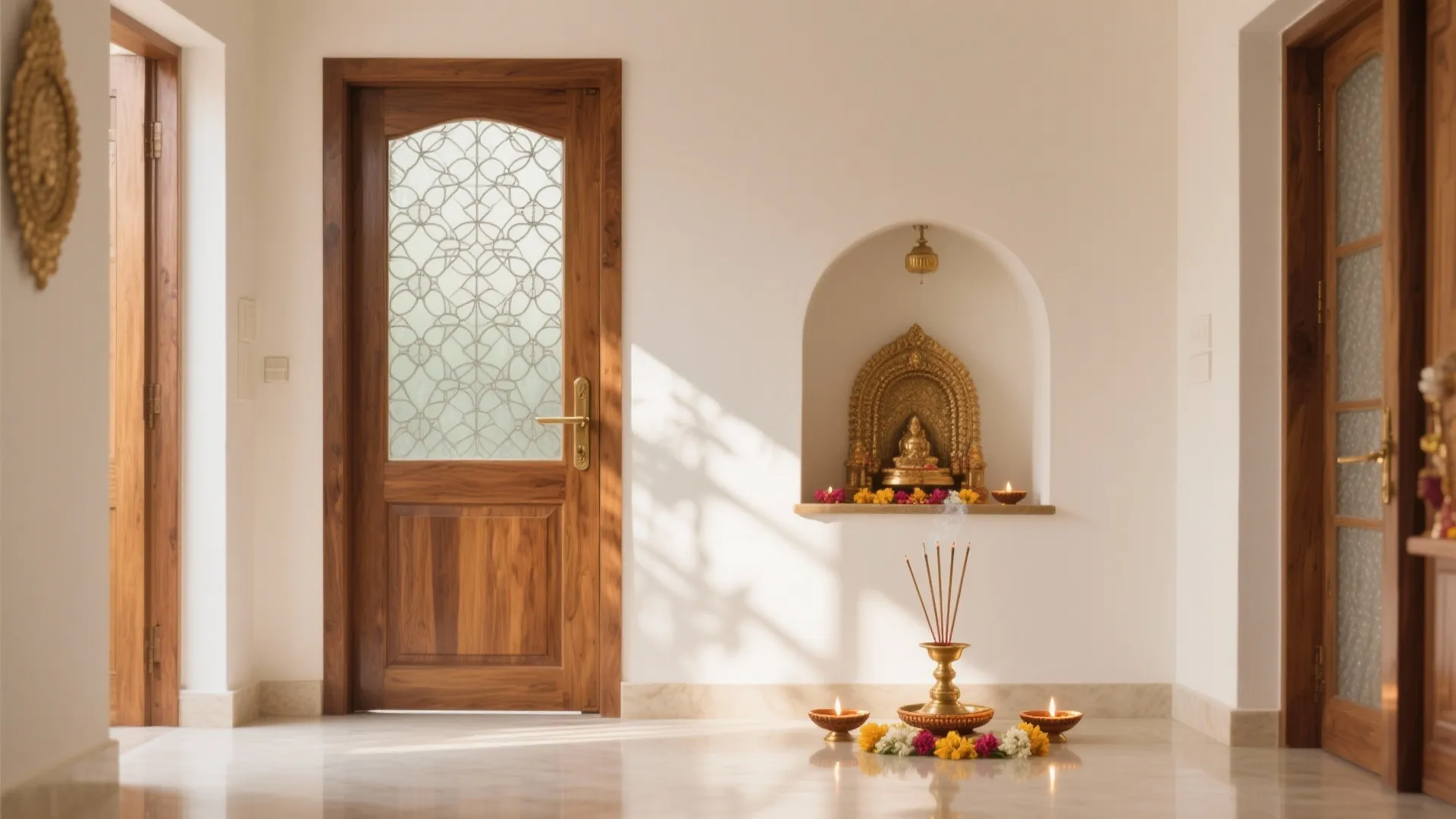 5 Pooja Room Single Door Designs for Calm, Light, Flow: A senior interior designer’s proven ideas for beautiful, code-aware, Vastu-friendly prayer nooks in small homes