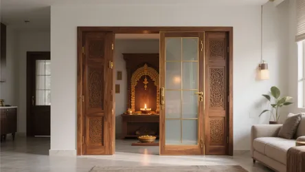 5 Traditional Pooja Room Door Designs I Swear By