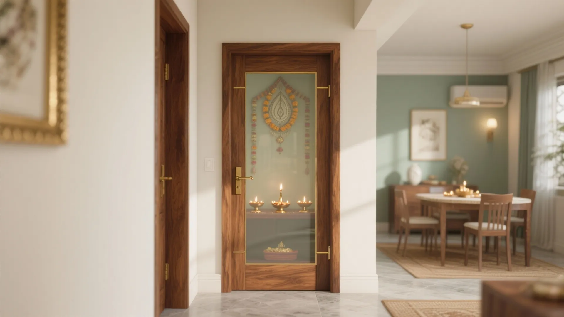 5 Pooja Room Door Ideas for Small Homes: A senior interior designer’s friendly guide to sacred, space-smart entries—carved wood, jaali, glass, sliding, and brass details, with real-world tips, costs, and Vastu notes.