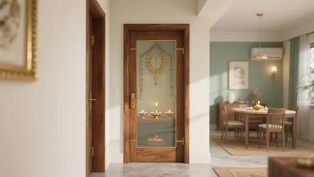 5 Pooja Room Door Ideas for Small Homes