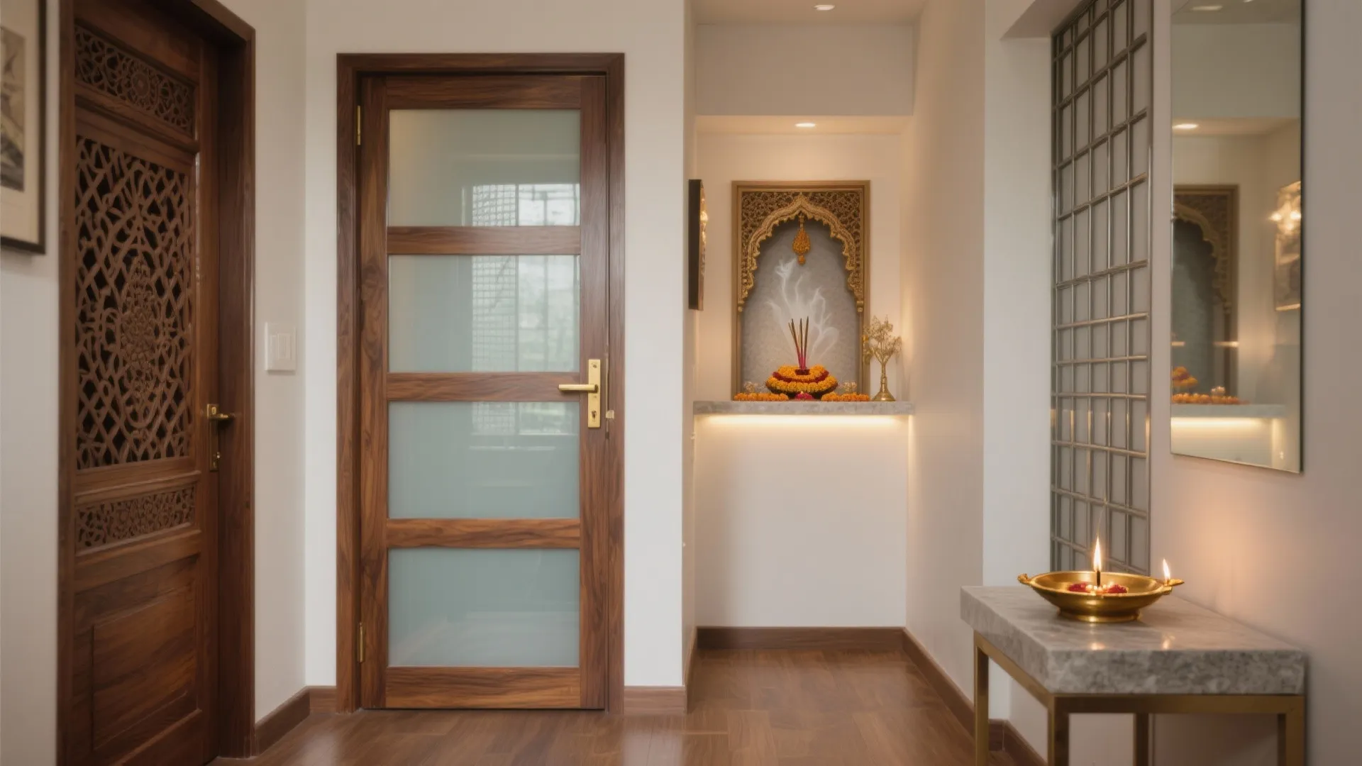 5 Pooja Room Door Design Ideas with Photos