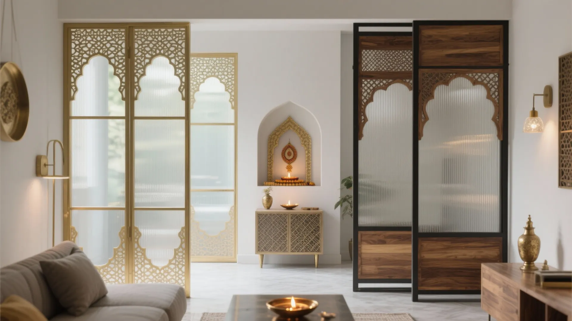 Pooja Room Design Door: 5 Inspiring, Space-Savvy Ideas: As a senior interior designer, I share 5 practical, trend-driven pooja room door ideas that elevate small homes without sacrificing function or serenity