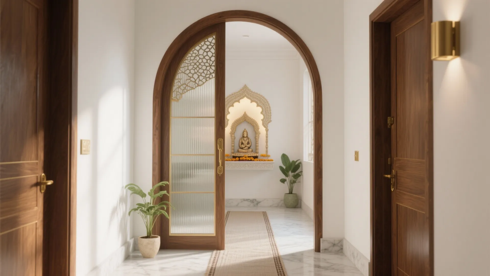5 Pooja Room Entrance Design Ideas: A designer’s guide to crafting a sacred, stylish entry even in small homes—practical, personal, and backed by standards