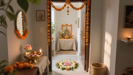 5 Traditional Flower Decoration Ideas for Pooja