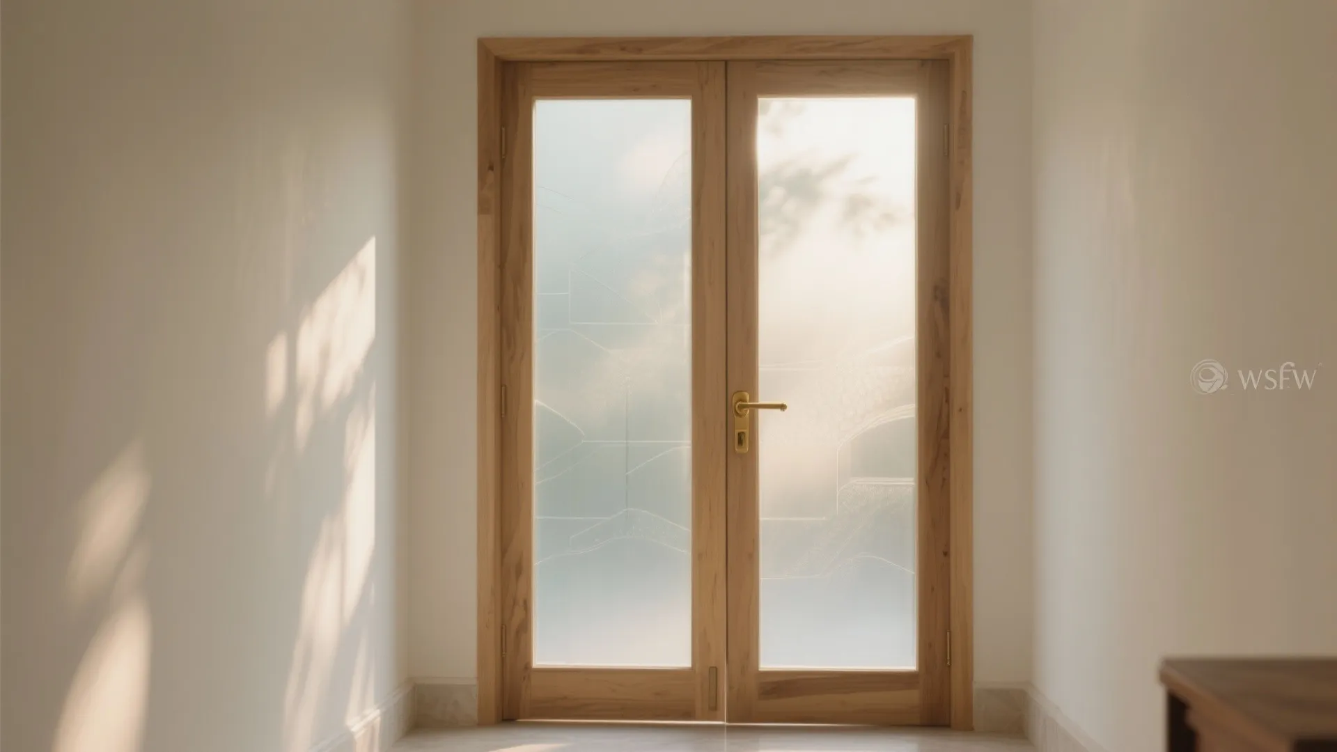 Frosted Glass Panel for Light + Privacy