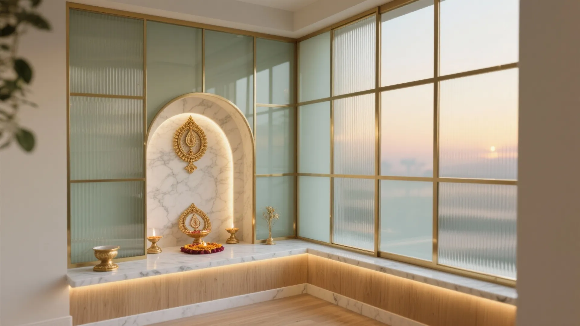 5 glass pooja mandir designs for home: pro tips: A senior interior designer’s field-tested guide to serene, space-smart glass mandirs you can actually build at home