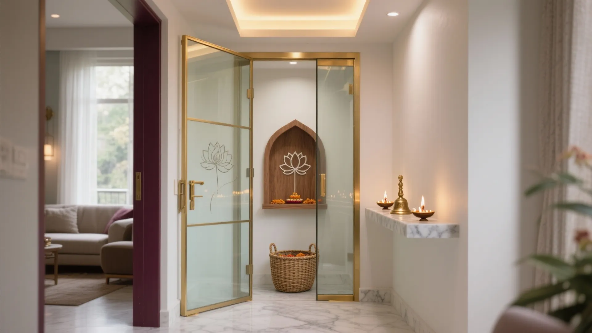 5 Modern Pooja Room Glass Door Designs Images: How I plan serene, space-smart pooja corners with glass doors — five inspirations, real budgets, and pro tips you can apply today
