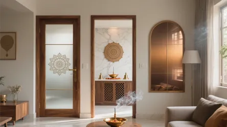 Pooja room door glass designs: 5 ideas I swear by